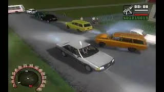 Путешествие по всей карте на Audi 100 в Новой GTA Криминальная Россия beta 2 !!!  Ностальгируем )))