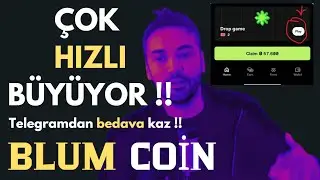 BlumCoin Telegram Üzerinden bedava Coin -  Blum Coin Nasıl oynanır ve alınır.