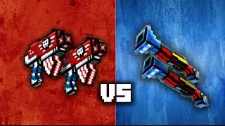 Pixel gun world Dual Machine Guns vs Black Beards Pistols