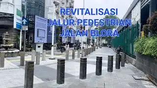 TROTOAR KAWASAN TRANSIT DUKUH ATAS SEMAKIN RAMAH PEJALAN KAKI