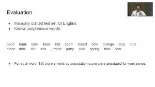 Ondřej Herman: Unsupervised Sense Classification For Word Sketches