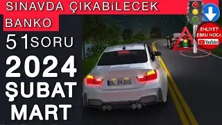 AÇIKLAMALARI NOT ALIN/ EHLİYET SINAV SORULARI 2024/ EHLİYET ŞUBAT MART EHLİYET SINAV SORULARI ÇÖZ