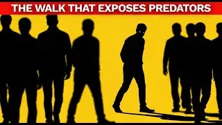 The Walk That Exposes a Predator in a Crowd