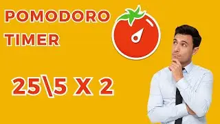 Pomodoro Technique - 25 Minutes Work and 5 Minutes Break - 1 Hour Duration Timer