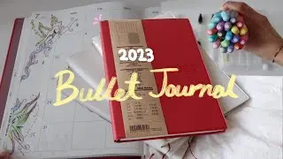 journal with me: 2023 muji planner bullet journal set up + ideas 💫
