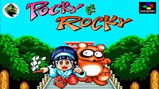 Pocky & Rocky (SNES, Super Famicom). Прохождение в коопе.