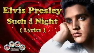 Such a Night - Elvis Presley - (Lyrics)