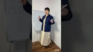 Школа шиття/ Авторська школа Олени Католіченко/ Спідниця «Тюльпан» @elena_katolichenko