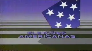 ELEIÇÕES AMERICANAS 88 - VINHETA OUTUBRO/1988