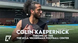 Colin Kaepernick Throws at The #UCLA Wasserman Football Center