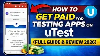 How to Get Paid for Testing Apps on uTest (Full Guide & Review 2026)
