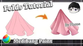 【Medibang Paint】How to Shade Folds【Tutorial】