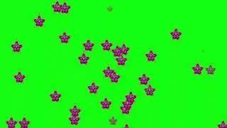 Falling stars | Green screen Video | Green Screen Effects | VFX Animation
