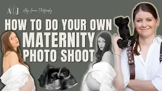 WANT TO DO YOUR OWN MATERNITY SHOOT AT HOME?  | How To Create Amazing DIY Maternity Photos
