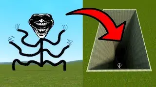 TROLLGE VS GIANT PIT! - Garry's mod Sandbox
