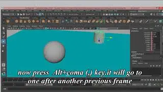 Animation time line slider shortcut keys-hot keys in maya 2020