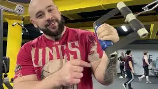 Армрестлинг. Как тренироваться в фитнес клубе с помощью подручных средств. Бок без блока Шамей Давид