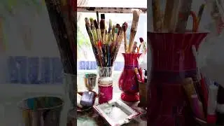 Artists in their world! 😍 #artsupplies #relatable