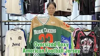 Sublimated Football Shirts Boxy Oversized Jersey