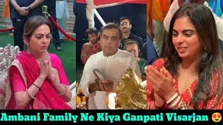 Radhika Marchent And Ananat Ambani Looks So Beautiful In Ganapati Visarjan And Full Enjoy This Time