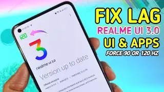 FIX Lag in Realme UI 3.0 | FIX 120hz Refresh Rate In YouTube App | FIX Refresh Rate In Realme UI 3.0
