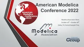 American Modelica Conference 2022 - Model Based Design Session