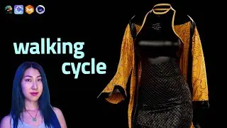 Invisible Body Walking Cycle - Daz, Clo3d/MD, C4D