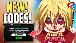 *NEW* ALL WORKING CODES FOR ANIME PUNCH SIMULATOR IN 2024 || ROBLOX ANIME PUNCH CODES!