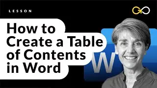 Create a Table of Contents In Word - Microsoft Word Basic & Advanced (lesson 43) - GoSkills.com