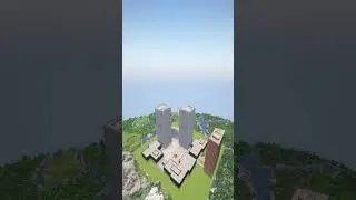 Twin Towers Minecraft Timelapse | Tutorial | 