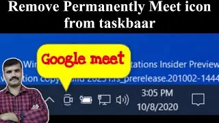 how to remove meet now icon from taskbar in windows 10