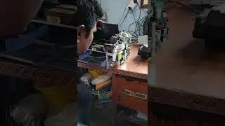 Hp never stops 1000w printer damage wire repair .#hardwork #hardwiresupport #officework p
