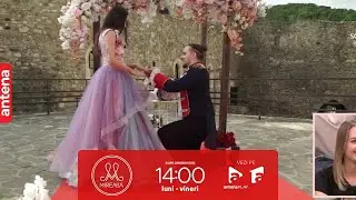 Cătălina, cerută în căsătorie în Cetatea Neamțului!