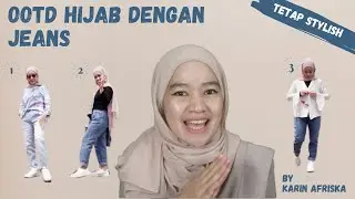 #50 OOTD HIJAB DENIM JACKET | HIJAB DENGAN CELANA JEANS