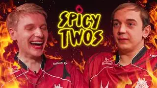 Jankos And Caps Reminisce About 2019 G2 While Eating Spicy Wings | Spicy Twos