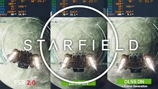 Starfield: FSR vs DLSS vs Frame Generation (Performance Comparison)