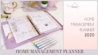 HOME MANAGEMENT PLANNER 2020