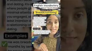 Breadcrumbing means? #navya #jaya #jayabachchan #bachchan #english #vocabulary