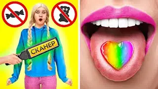 КАК ПРОНЕСТИ ЕДУ ТАЙКОМ КУДА УГОДНО || Смешные лайфхаки и идеи вкусной еды от 123 GO Like!
