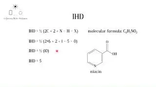 Calculating Index of Hydrogen Deficiency IHD (IB Chemistry)