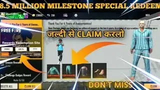 Free Fire Redeem Code Today | 3 October Redeem Code Free Fire | FF Redeem Code Today 3 October