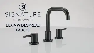 Your Sink’s New Modern Centerpiece - The Lexia Widespread Bathroom Faucet