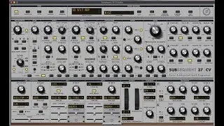 #Moog Subsequent 37 exploration from the attic