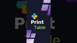 🖥️📊 Python Print Table Methods 📊🖥️