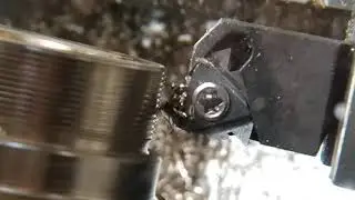 OlexServices. New lens housing Processing. CNC thread cutting.