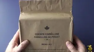 MRE Review - Canadian Military Field Ration IMP - Chicken Cannelloni (2013)