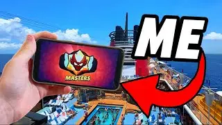 I Beat BRAWL STARS on a CRUISE!