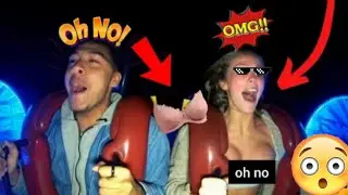 Girls Passing Out #11 Funny slingshot Ride