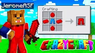 Crafting SUPREMIUM ARMOR In Minecraft Crazy Craft