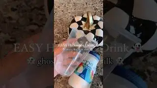 Halloween drinks for kids 👻 #halloweendrinks #halloweenfoodideas #falldrinks #kidsdrink #halloween